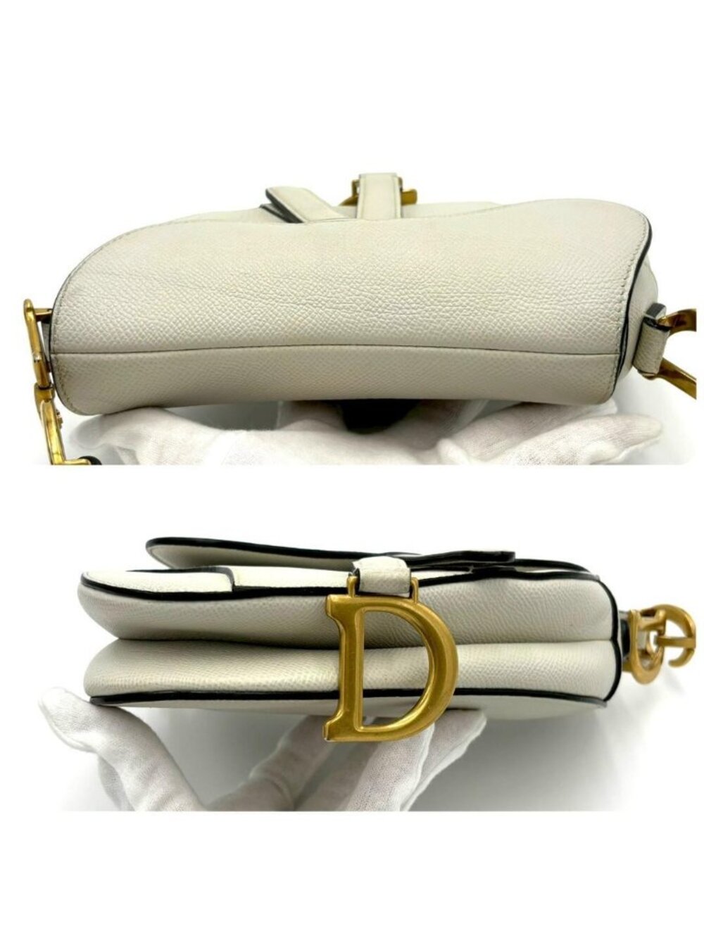 Dior Saddle Bag Gray Neckoff White - Picture 10 of 15